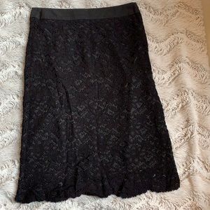 Trulli classy black lace skirt- 0P